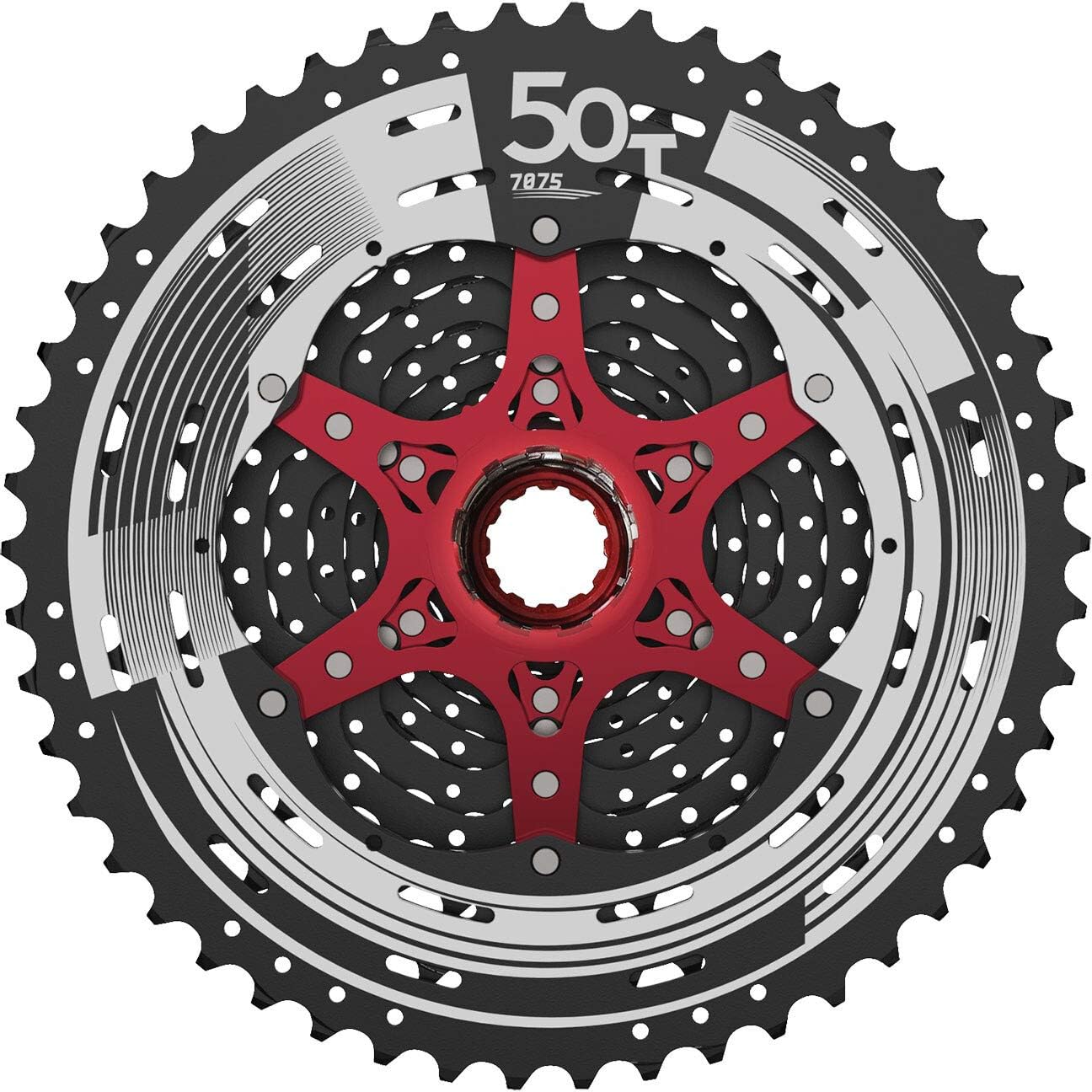 SUNRACE Mixte 305752095 Box 12V 10 50 Schwarz, Noir, Taille unique EU
