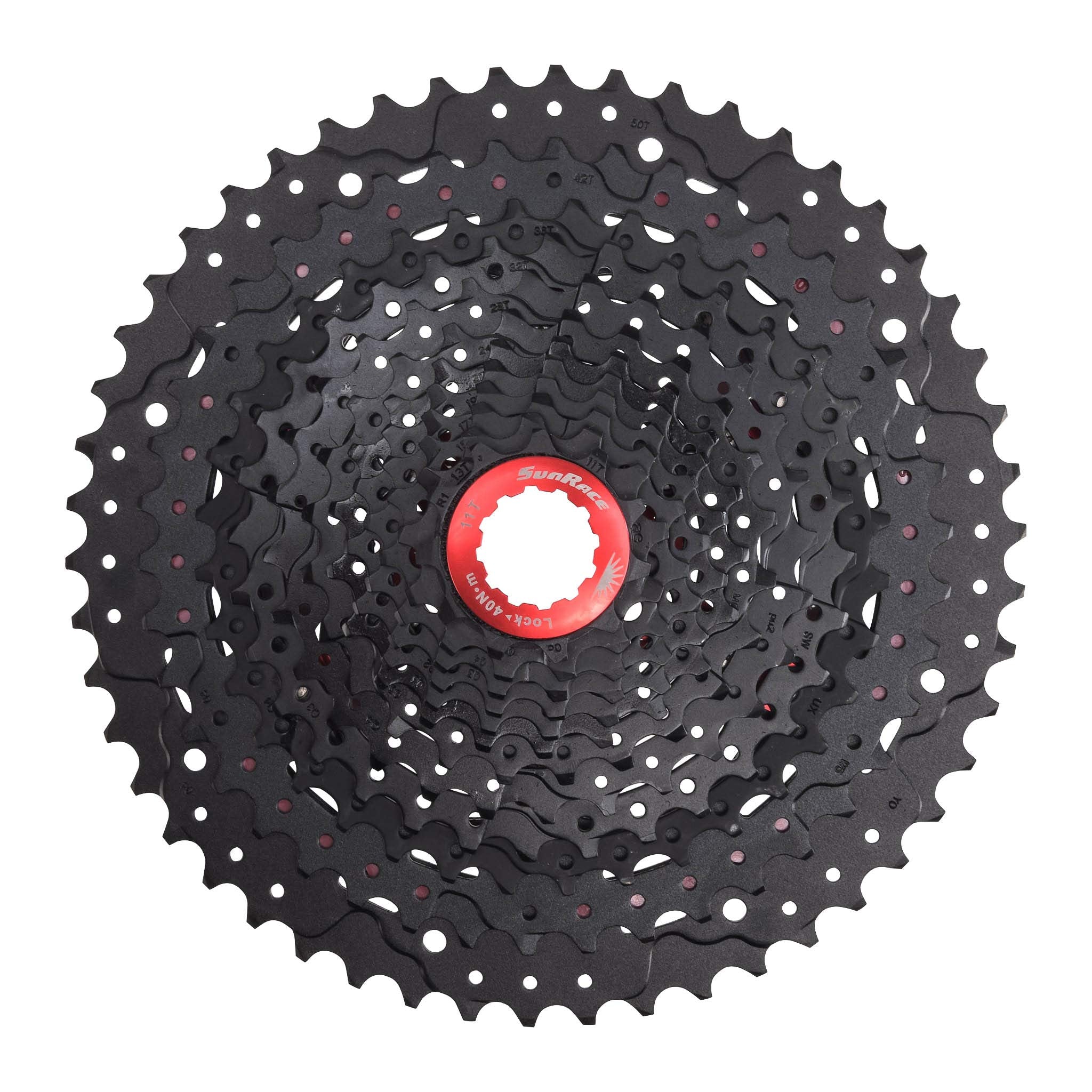 SUNRACE Mixte 305752095 Box 12V 10 50 Schwarz, Noir, Taille unique EU