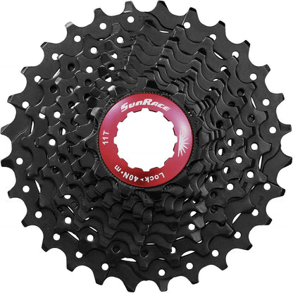 SunRace Black 10 Speed 11-28 Tooth Cassette
