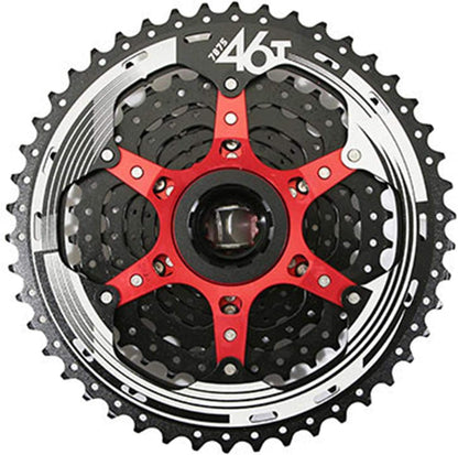 SunRace CSMX9X 11-SPEED XD-Treiberkassette, Schwarz