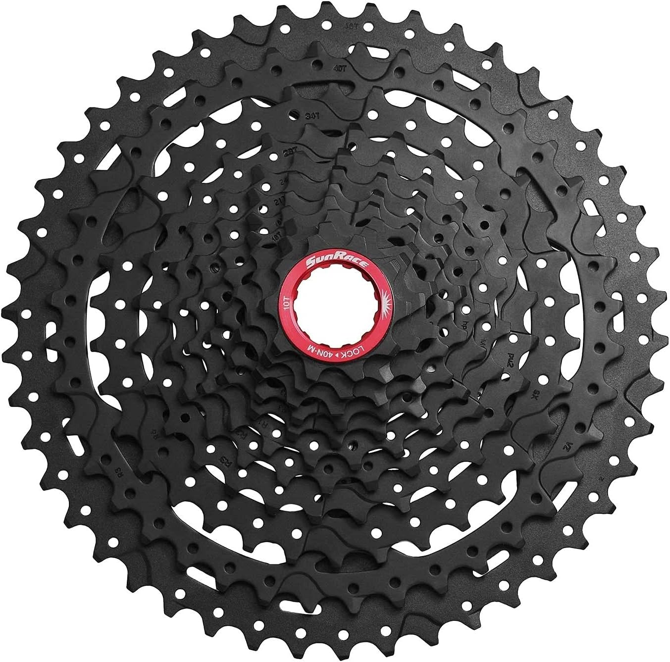 SunRace CSMX9X 11-SPEED XD-Treiberkassette, Schwarz