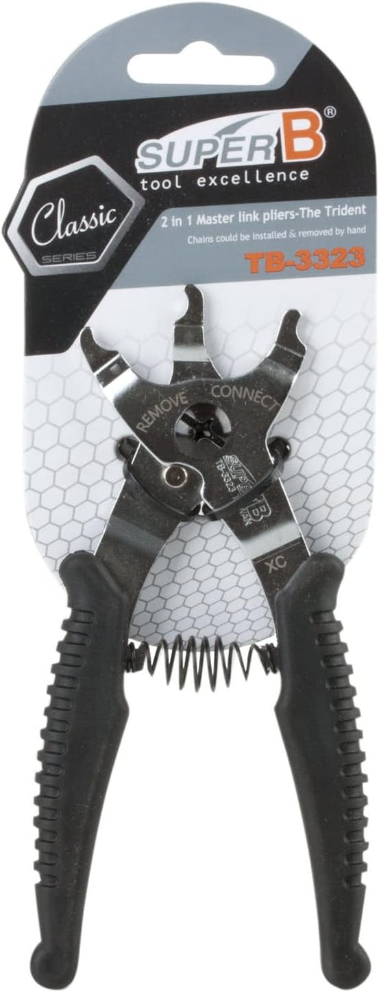 SuperB Hook/Release Tool Chain Link and Pin 2in1 Black