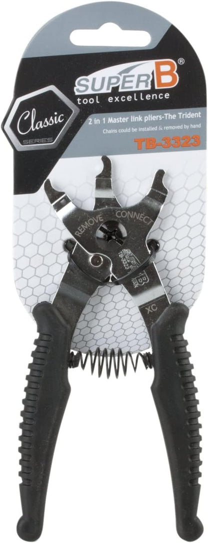 SuperB Hook/Release Tool Chain Link and Pin 2in1 Black