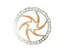 Ashima Airotor Coloured Disc Brake Rotor 6 Bolt 180mm Gold