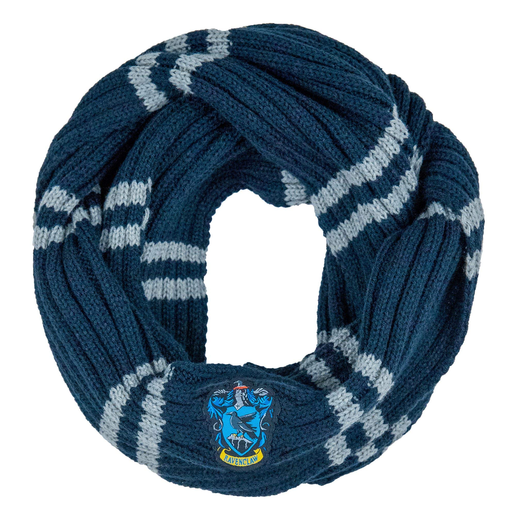 Cinereplicas Harry Potter Scarf - Infinity - Official - Ultra Soft Knitted Fabric Blue, Blue and Grey