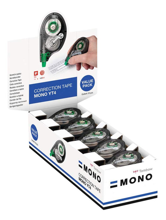 Tombow Mono CT-YT4 Correction Tape (Box of 20