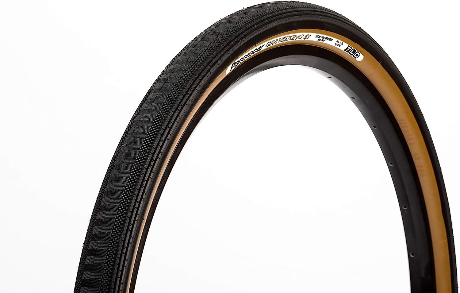 Panaracer GravelKing Semi Slick TLC Folding Tyre 27.5 x 1.90 Black/Brown