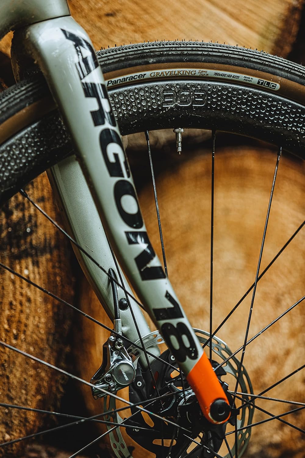 Panaracer GravelKing Semi Slick TLC Folding Tyre 700 x 35c Black/Brown