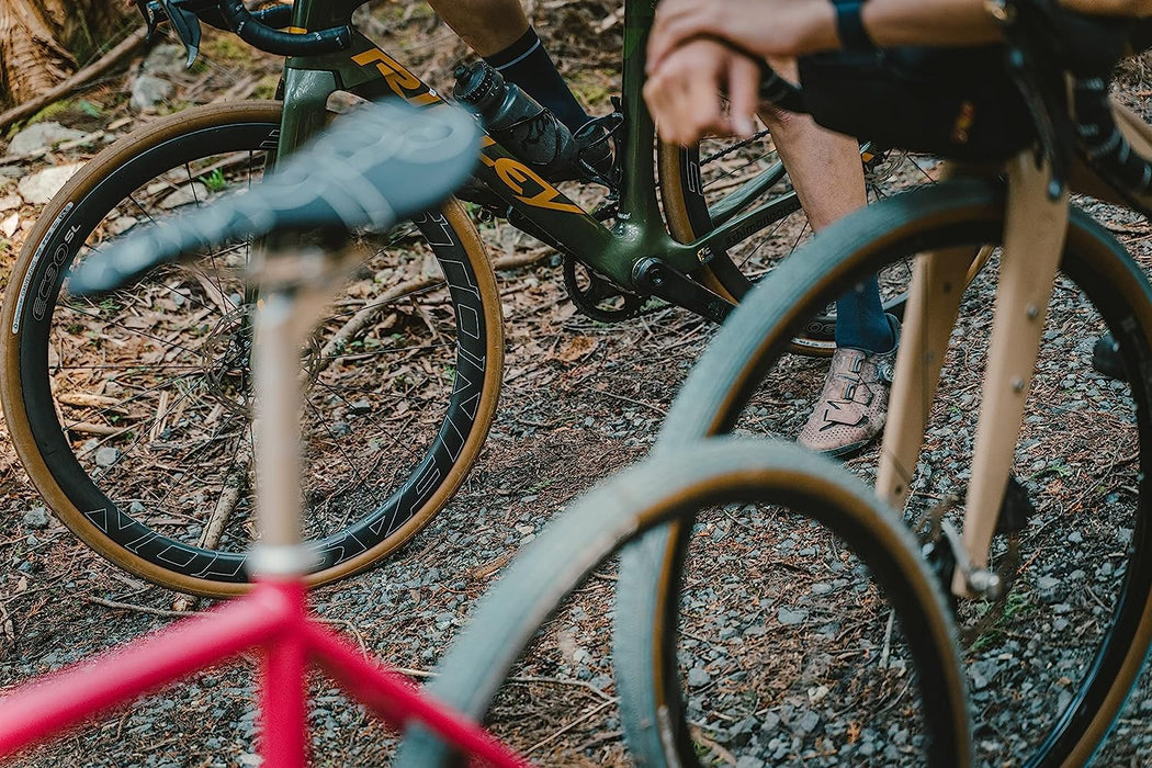 Panaracer Gravel King Slick Colour Edition Tubeless Compatible Gravel Tyre Astral Blue/Brown 700 x 38c