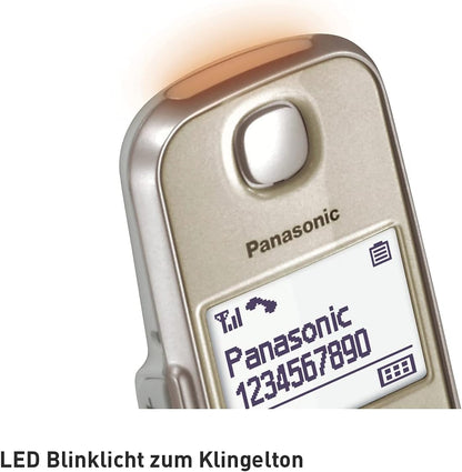 Panasonic KX-TGE250GN Schnurlostelefon champagner