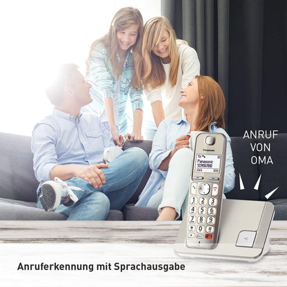 Panasonic KX-TGE250GN Schnurlostelefon champagner