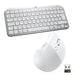 Logitech MX Keys Mini Tastatur kabellos hellgrau