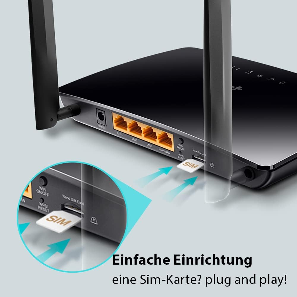 TP-Link Router MR6400 Wireless/LTE, Version 5