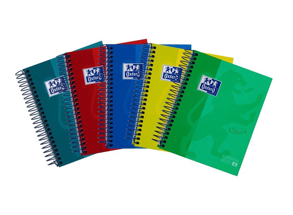 Oxford - Oxford Cahier … spirale European Book Touch, A6, quadrill‚