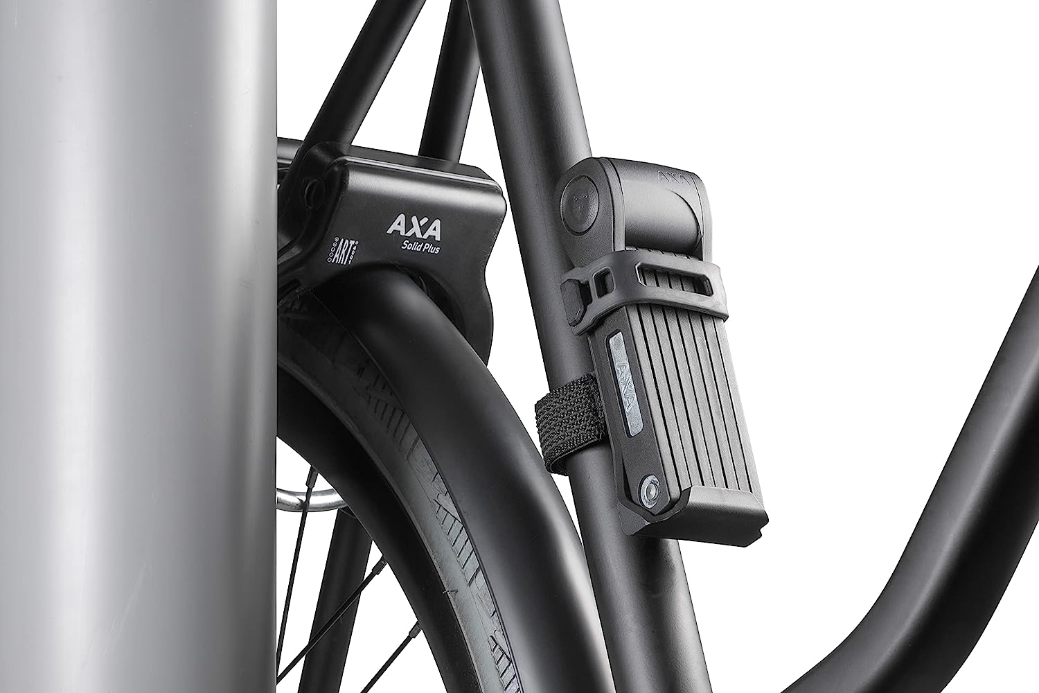 AXA 2231052010 80 Lite Folding Lock Shackle, Black, 80cm