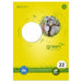 Staufen Green Arbeitsblätterblock - DIN A4, Lineatur 22 (5mm kariert), 50 Blatt, 4-fach Lochung, premiumweißes 80g/m² Recyclingpapier, 1 Stück Lineatur 22 1 Stück
