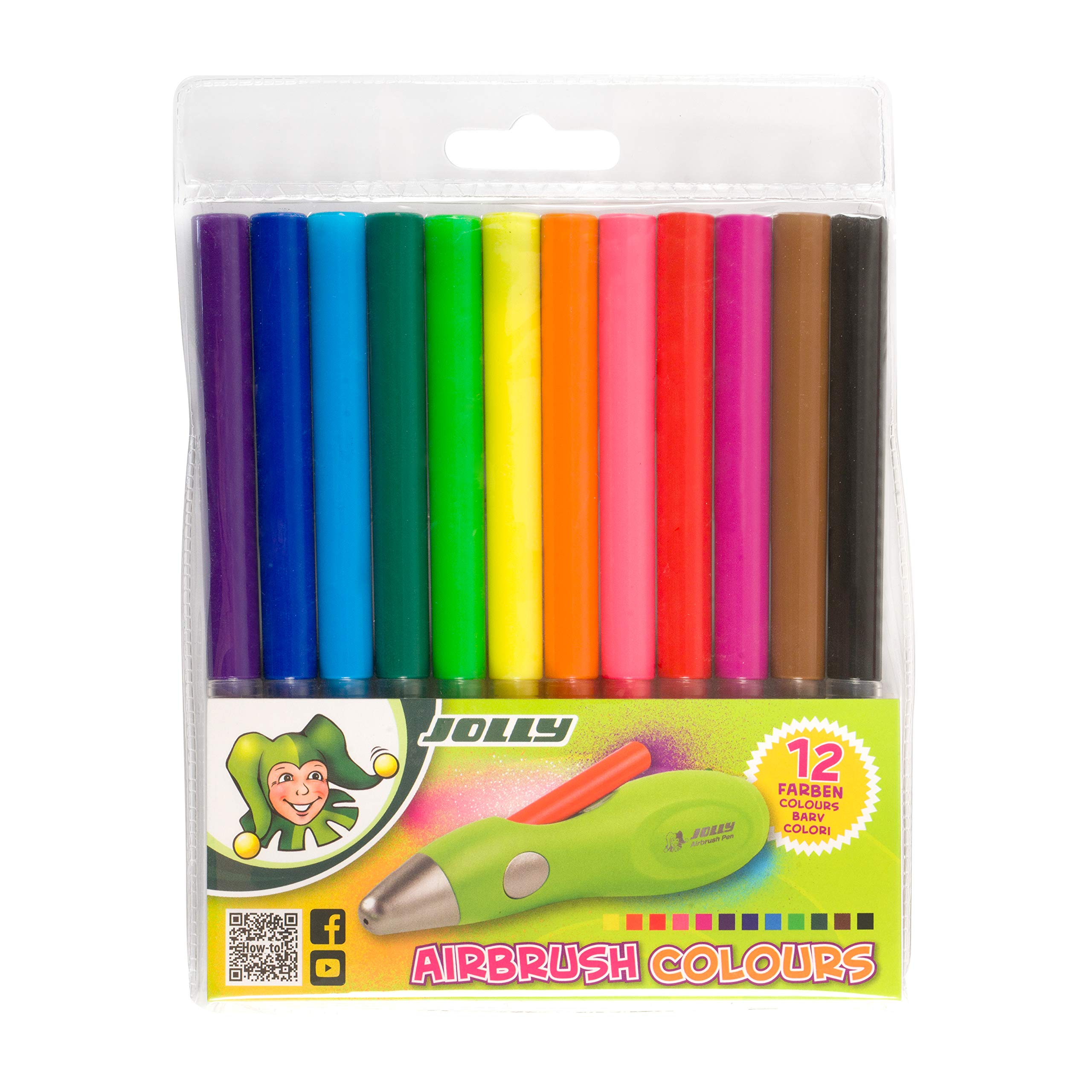 Jolly Airbrush Fun | Spray Paints for Children | Non-Toxic (Refill