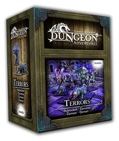 Mantic Entertainment. Terrain Crate Dungeon Adventures Terrors, MGTC218, Unassembled and unpainted