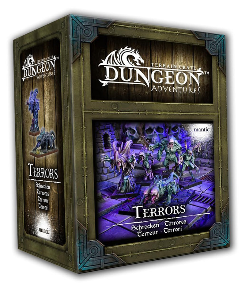 Mantic Entertainment. Terrain Crate Dungeon Adventures Terrors, MGTC218, Unassembled and unpainted