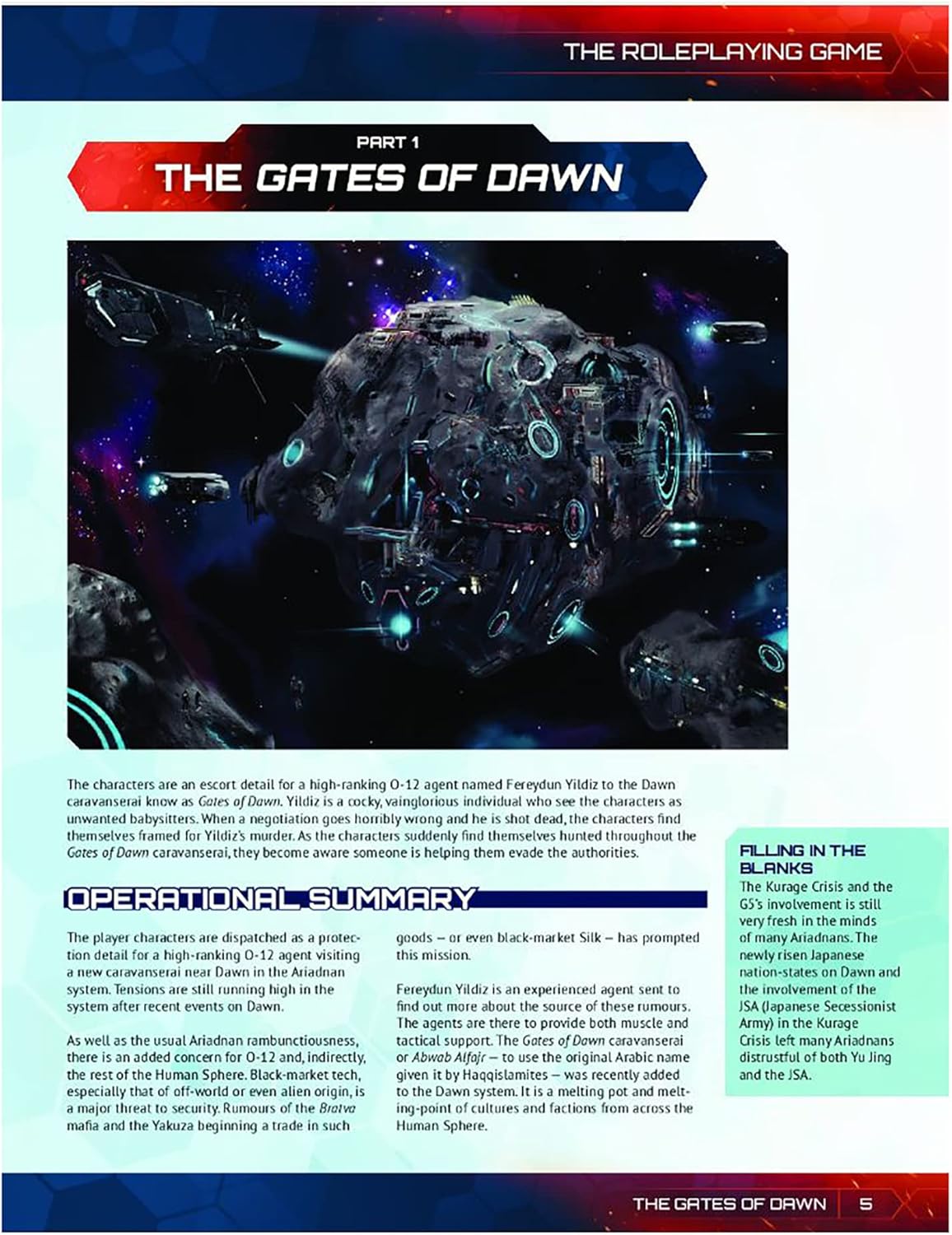 Modiphius Entertainment Infinity: Nebula of Mirrors Campaign - Paperback Book, RPG