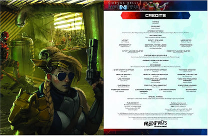 Modiphius Entertainment Infinity: Nebula of Mirrors Campaign - Paperback Book, RPG