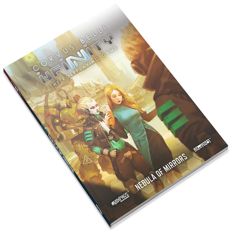 Modiphius Entertainment Infinity: Nebula of Mirrors Campaign - Paperback Book, RPG
