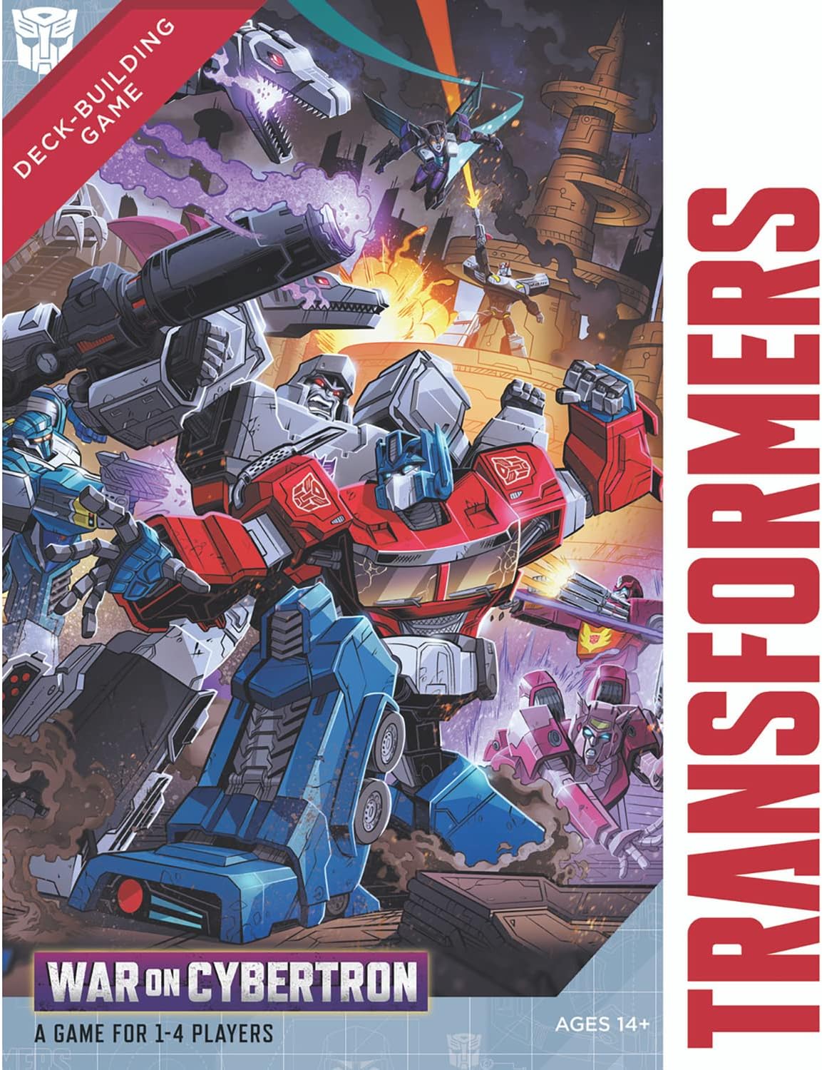Renegade Game Studios Transformers Deck-Building Game: War On Cybertron - Stand Alone Game & Expansion, Ages 14+, 1-4 Players, 45-90 Min