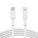 Belkin USB-C to Lightning Cable (iPhone Fast Charging Cable for iPhone 14, 13, 12 or earlier) Boost Charge MFi-Certified iPhone USB-C Cable (White, 1m