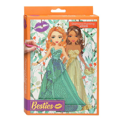 Besties - Besties Diamond Painting Notitieboek A5 - Oranje