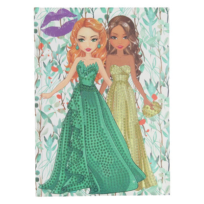Besties - Besties Diamond Painting Notitieboek A5 - Oranje