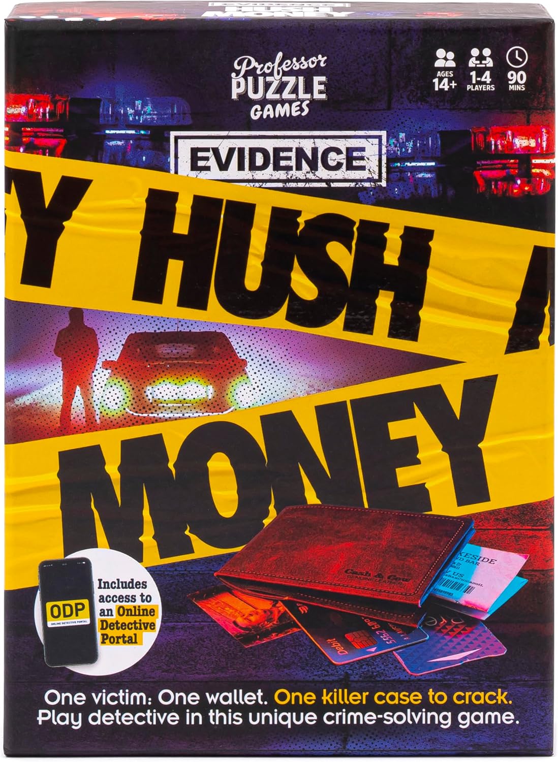 Professor Puzzle Evidence Hush Money Crime-Solving Game | Digital Hybrid