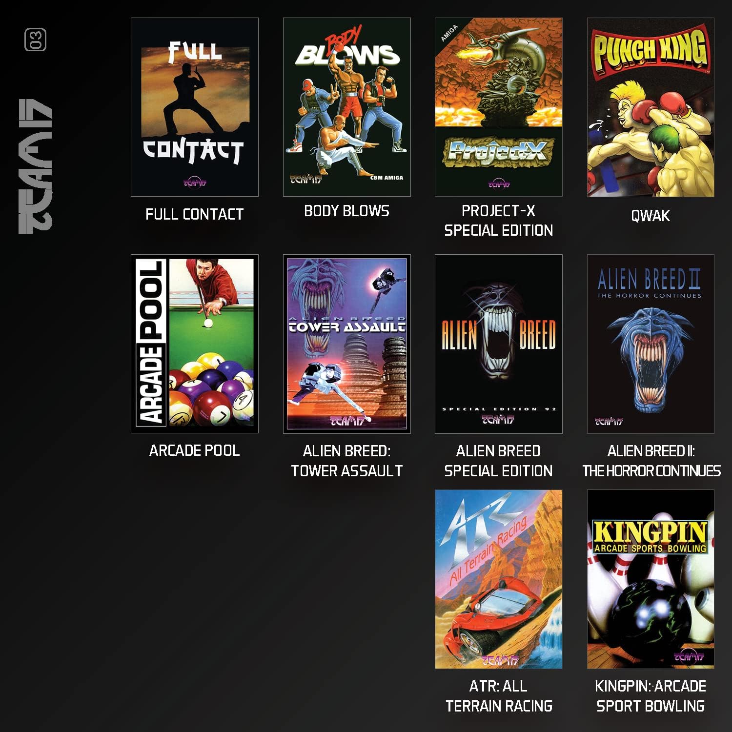 Evercade Team 17 Amiga Collection 1