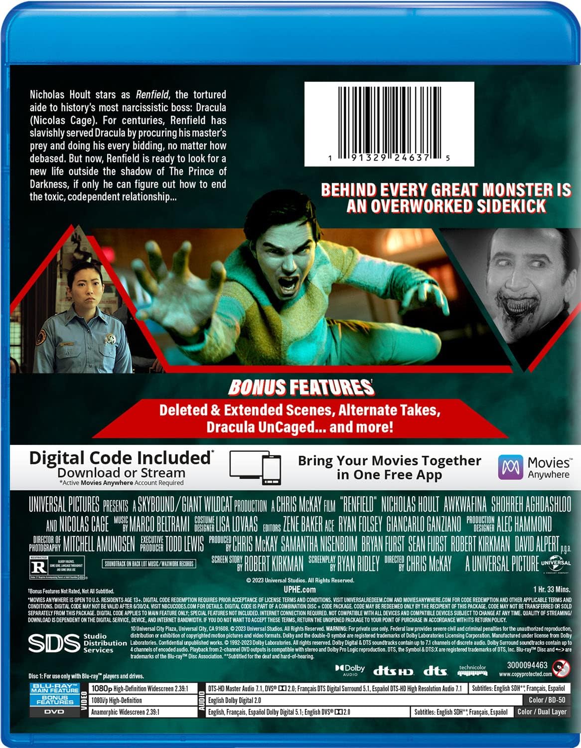 Renfield (Blu-ray + DVD + Digital