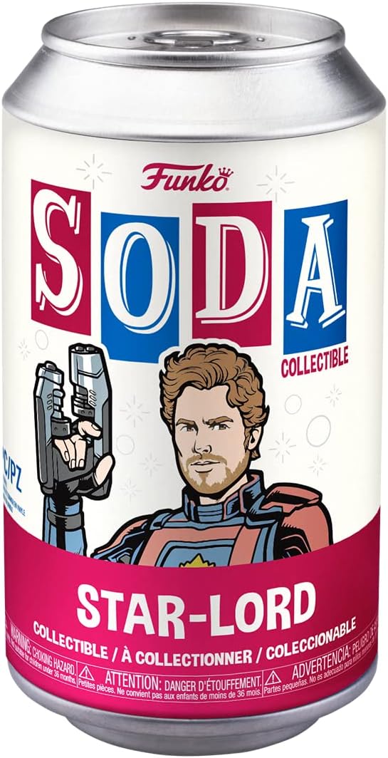 Funko Vinyl Soda: Guardians of The Galaxy Volume 3 - Star-Lord with Chase (Styles May Vary)