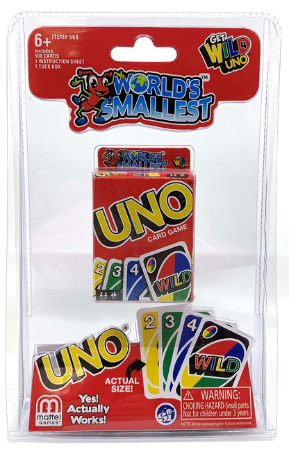 Worlds Smallest 568 UNO ONE, Multicoloured, único