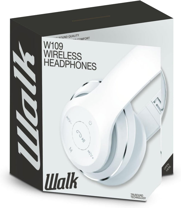 Walk Audio Wireless Headphones (White)