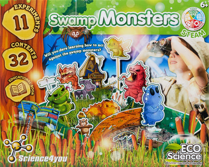 Science 4 You Swamp Monsters, Gama Eco-Science, Kit Educativo Stem para niños a Partir de 8 años (SY618886.106