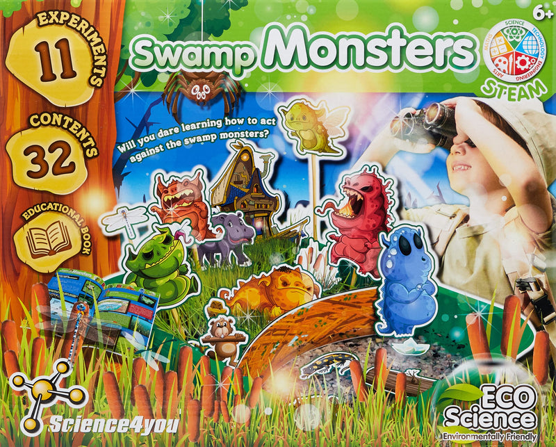 Science 4 You Swamp Monsters, Gama Eco-Science, Kit Educativo Stem para niños a Partir de 8 años (SY618886.106