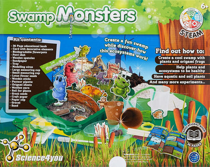 Science 4 You Swamp Monsters, Gama Eco-Science, Kit Educativo Stem para niños a Partir de 8 años (SY618886.106