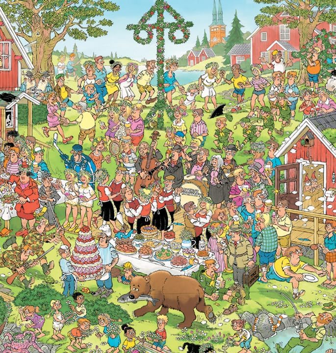 Jan Van Haasteren - Mittsommerfest 1000 Stück