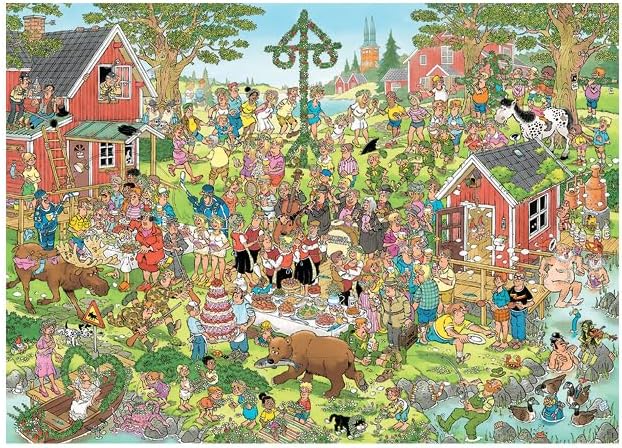Jan Van Haasteren - Mittsommerfest 1000 Stück