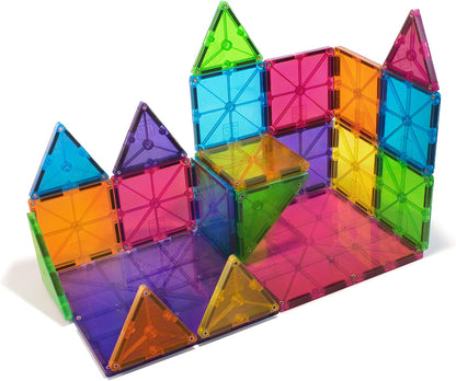 Magna-Tiles Clear Colors 32 piece set & Zog
