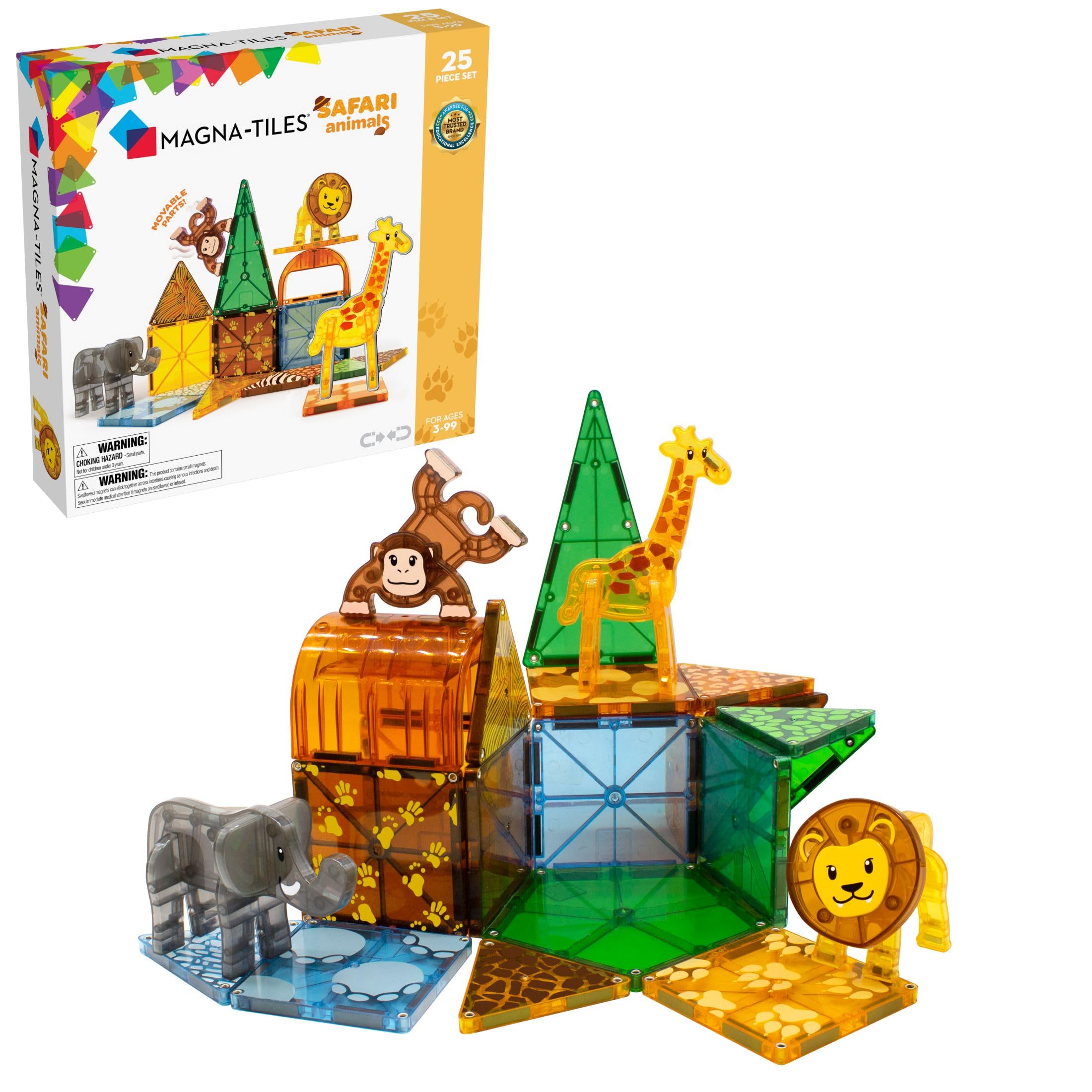 Magna-Tiles - Safari Animals set van 25 stuks - (90220