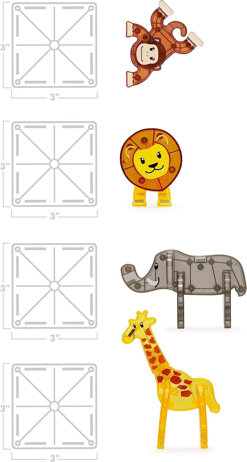 Magna-Tiles - Safari Animals set van 25 stuks - (90220