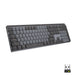 Logitech MX Mechanical Wireless Illuminated Performance Keyboard, Tactile Quiet Switches, QWERTY Pan Nordic Layout - Grey