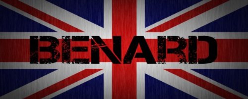 Personalised Printed Coffee MUG - Union Jack Design - Benard