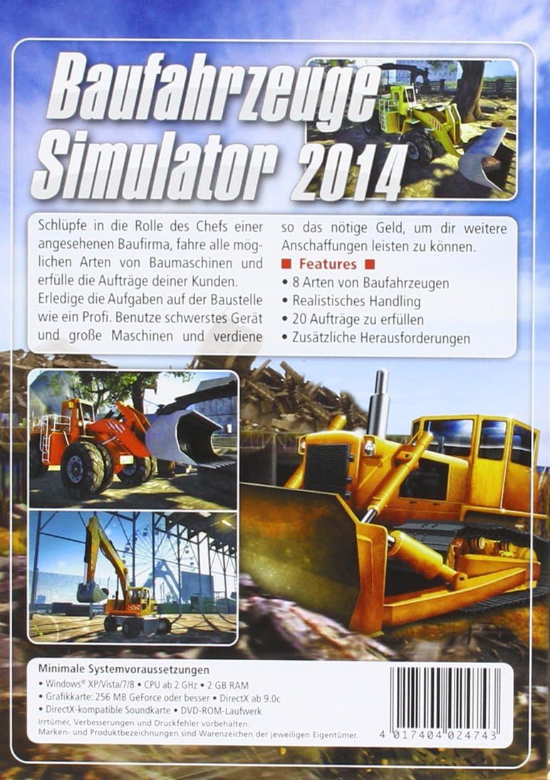 Baufahrzeuge Simulator 2014