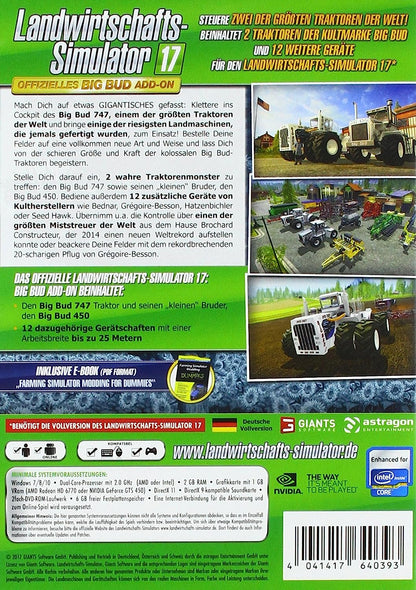 Landwirtschafts-Simulator 17: Offizielles Big Bud Add-On PC Big Bud