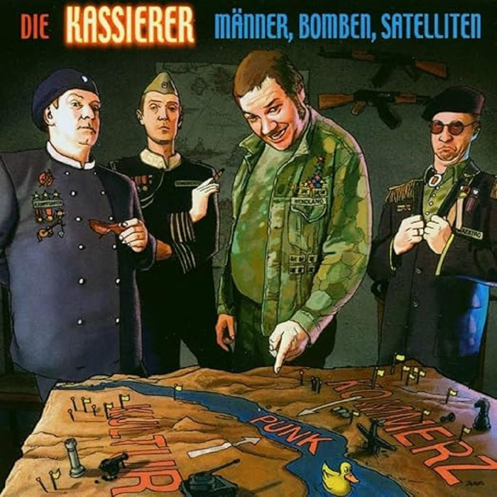 Männer,Bomben,Satelliten