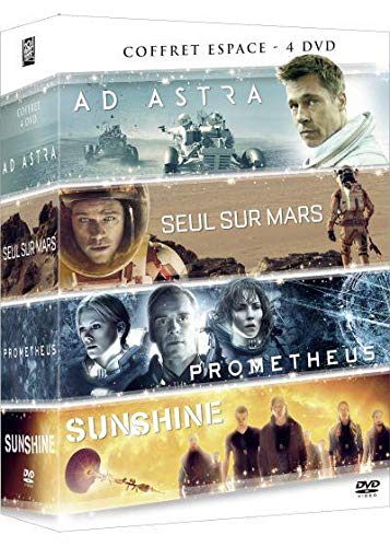 Ad Astra + Seul sur Mars + Prometheus + Sunshine-Coffret 4 Films
